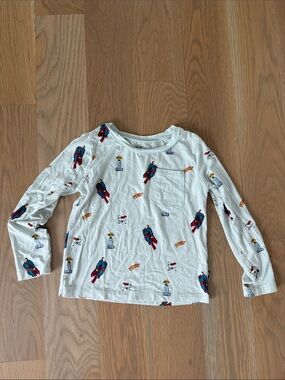 Kyte Long-Sleeve Superhero Graphic Pocket Tee long sleeve